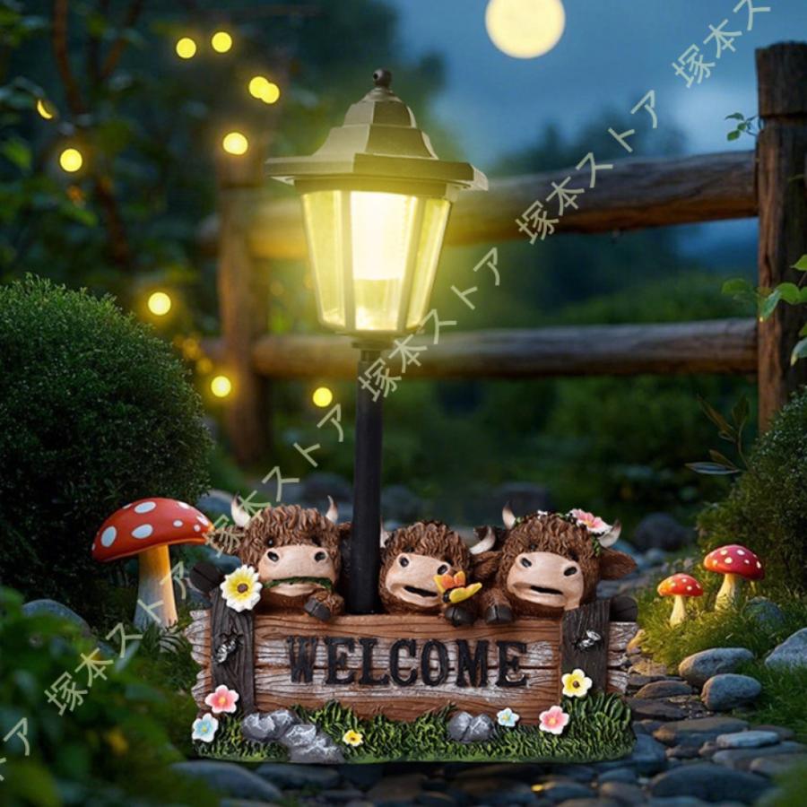 ソーラー ガーデンライト ガーデンオーナメント 花壇 ソーラーライト