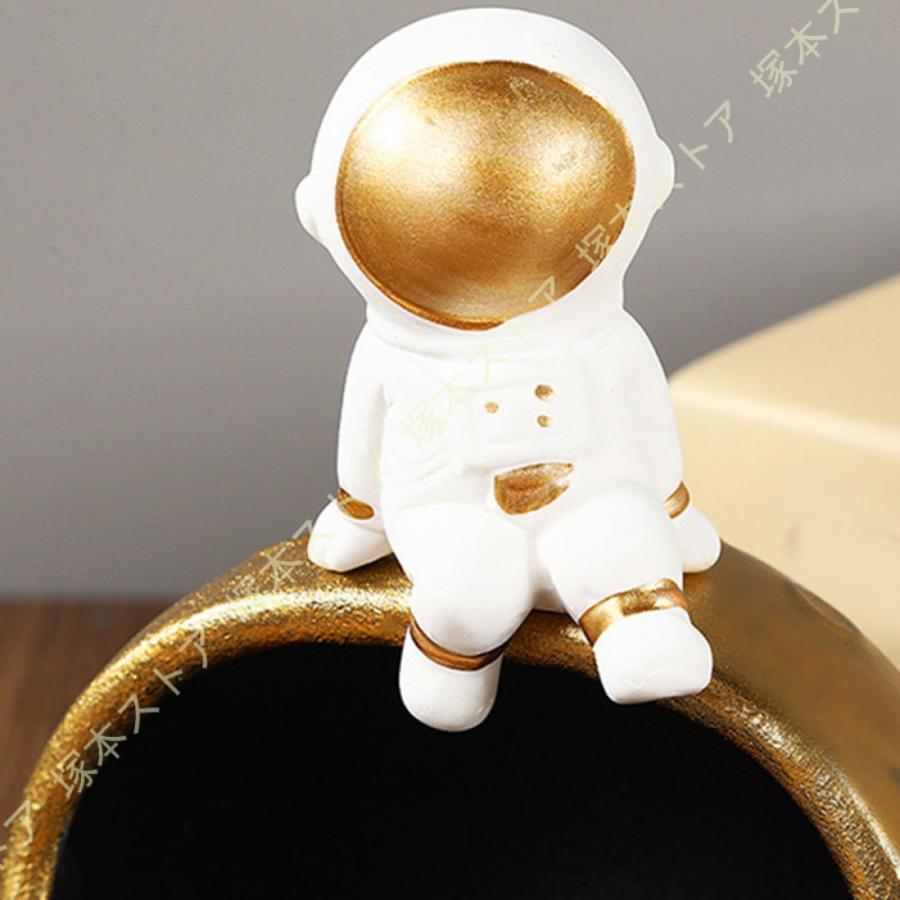 宇宙飛行士 置物 キー収納トレイ お皿 装飾 2in1 リエイティブ 飾り