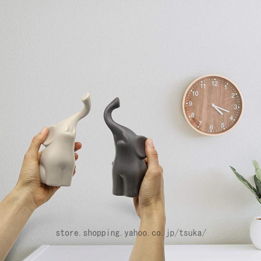セラミック 象 オブジェ おしゃれ 部屋装飾品 インテリア 北欧 置物