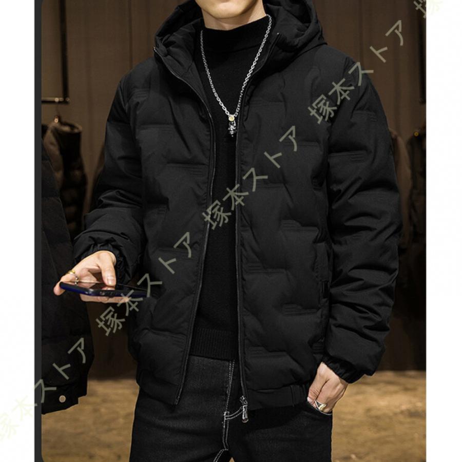 ダウンジャケット メンズ ジャケット 厚手 ダウンコート 軽量 アウトドア アウター 大きいサイズ 冬服 ダウンコート ショートコート ジップアップ 防風 防寒_11