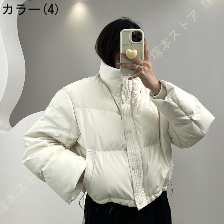 ダウンコート レディース 冬 アウター 軽量 カジュアル 秋冬 防寒 暖かい ショート コート 大きいサイズ かっこいい ダウンジャケット 保温 防風 ダウンコート_9