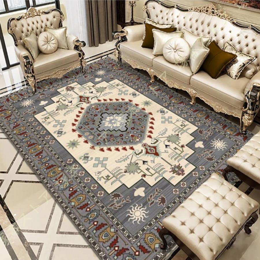 ペルシャ風 ラグ ダイニングラグ ダイニング ラグマット マット