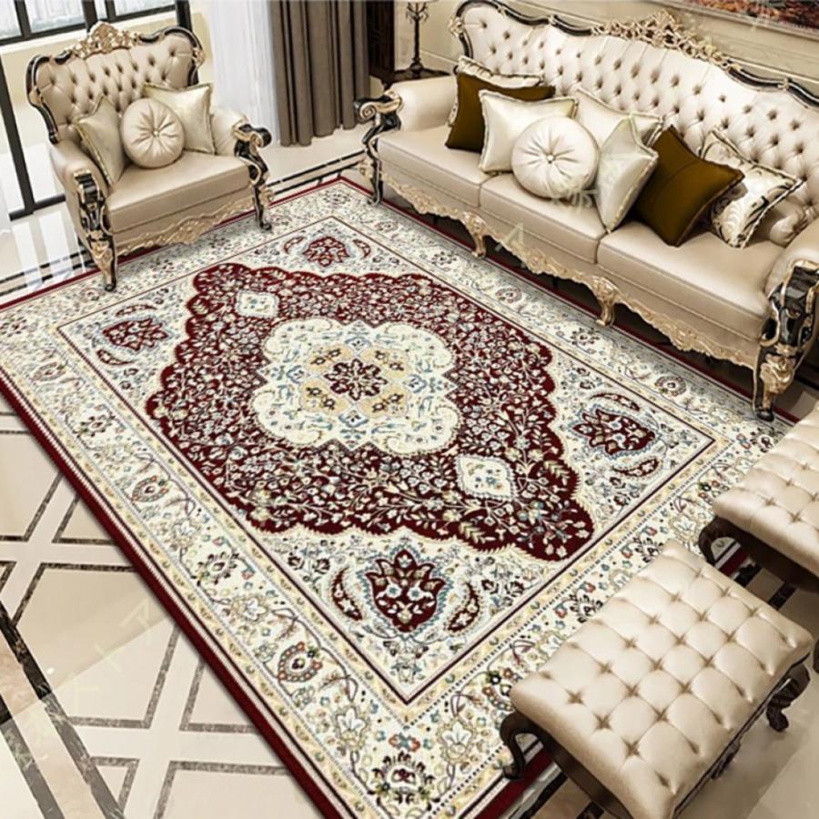 ペルシャ風 ラグ ダイニングラグ ダイニング ラグマット マット