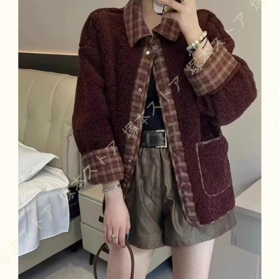 ボアブルゾン ボアジャケット フード付き ボアコート ボア ブルゾン ジャケット コート アウター マウンテンパーカー フリースジャケット スタンドブルゾン |  | 06