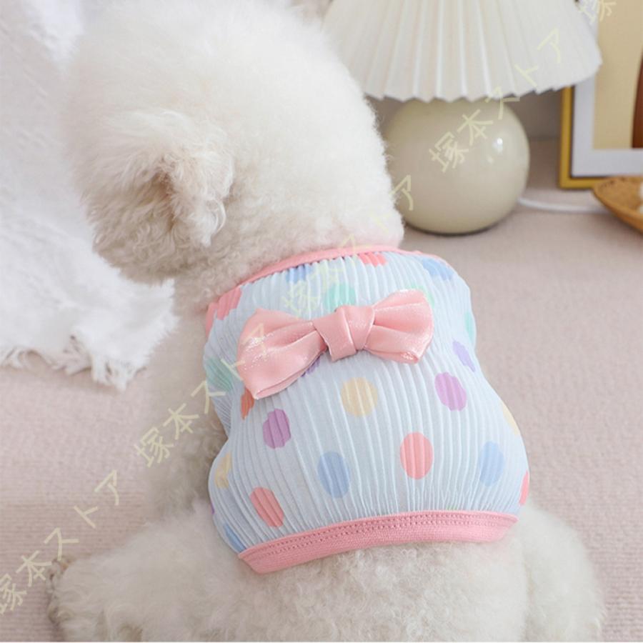 犬の服 春夏 かわいい ペット服 袖なし キャミソール おしゃれ 通気 速乾 犬 猫 ドッグウェア 夏服 お出かけ 散歩 抜け毛対策 着せやすい 夏対策 女の子 |  | 06