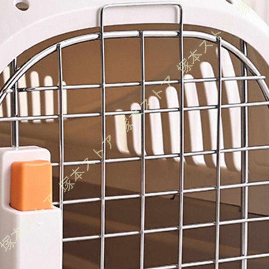 犬猫兼用キャリー ペットケンネル ペットゲージ ケージ ハードキャリー 取っ手付き 室内用ハウス 小型犬 猫 ペット 移動 外出 旅行 防災 グッズ ハウス |  | 16