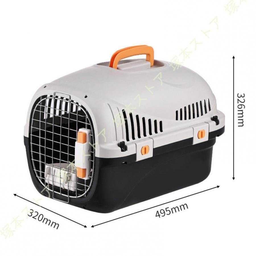 犬猫兼用キャリー ペットケンネル ペットゲージ ケージ ハードキャリー 取っ手付き 室内用ハウス 小型犬 猫 ペット 移動 外出 旅行 防災 グッズ ハウス |  | 22