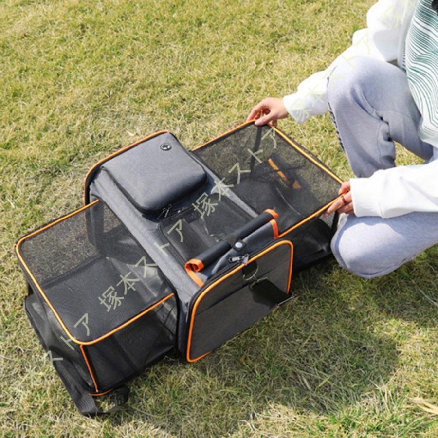 ペットキャリーバック 折り畳み ペットバック ペットキャリー 折りたたみ ペット 犬用 猫用 小型 中型 キャリーケース 通院 災害時 ペット キャリーバック_16