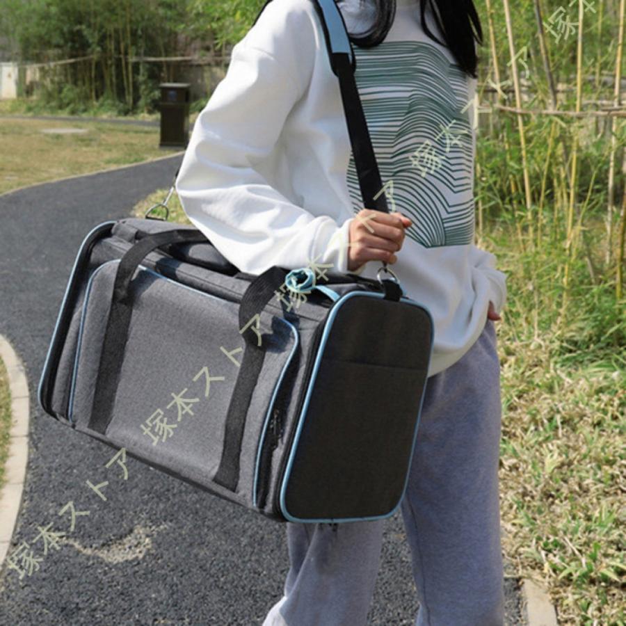 ペットキャリーバック 折り畳み ペットバック ペットキャリー 折りたたみ ペット 犬用 猫用 小型 中型 キャリーケース 通院 災害時 ペット キャリーバック_8