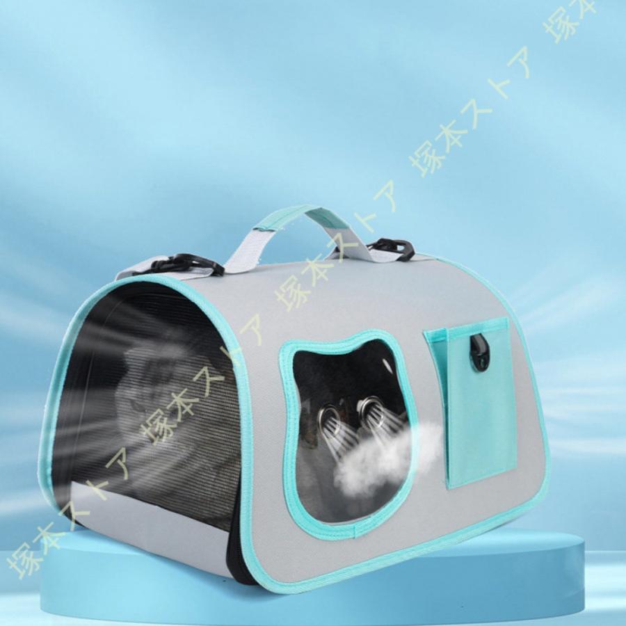 ブルー新品 ペットバッグ 猫犬兼用 ペット用キャリーバッグ 軽量ペットバッグ 犬 猫 ウサギ ペットキャリー キャリーバッグ 通気性
