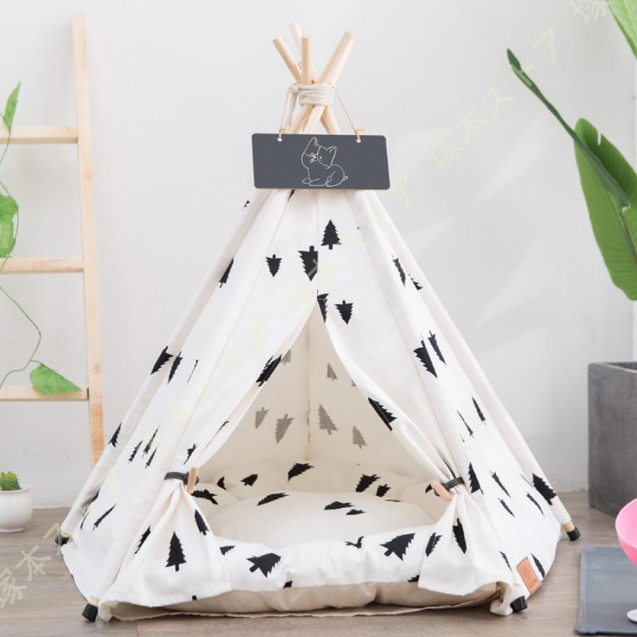 ペットテント 猫 テント 犬のテント 犬猫用 夏 屋内 屋外 ペットハウス 組み立て式 夏冬 2way オールシーズン 子猫 ベッド 猫 犬 ベッド ペットベッド ドームの画像