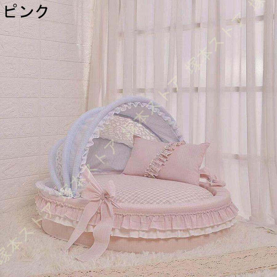 中古 ペットテント 猫 テント ベッド 室内 キャットハウス ペットベッド 犬小屋 ドーム型 クッション ソファー 隠れ家 夏 おしゃれ ハウス 洗濯可能 ぐっすり眠れる 【1926584237】(12085円)