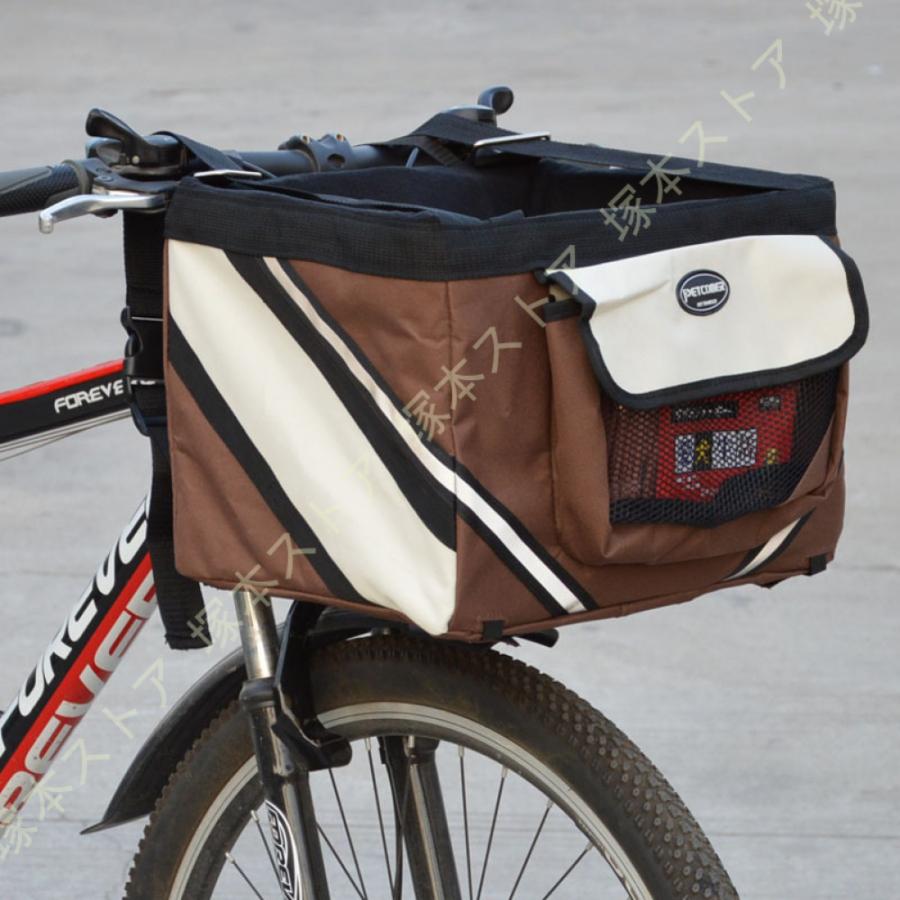 折り畳み自転車 かご ペットキャリー 猫バッグ 犬バッグ お出かけ 携帯 ショルダーバッグ テディ 小型犬用 通気性いい 自転車前カゴ バスケット 脱着式 防水_7