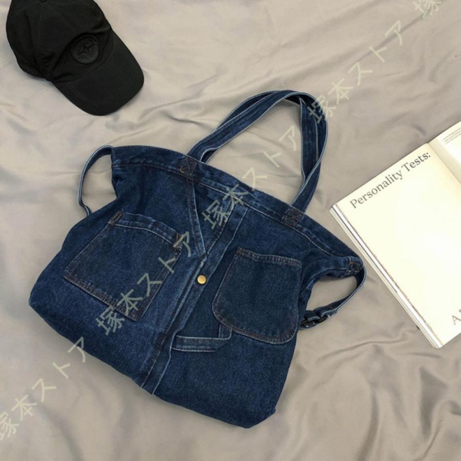k*n様 美品ブラック RRL 肩掛け デニム トートバッグ 2025年最新】rrl デニム トートの人気アイテム - メルカリ