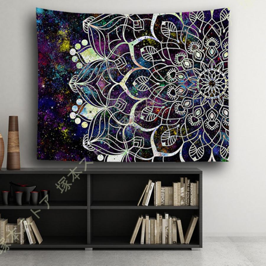 通販激安 インテリア タペストリー 曼荼羅 エスニック アジアン ボヘミアン インド 大きい 壁 おしゃれ オンライン飲み会 背景布 部屋や窓の飾り Sovanahotel Com