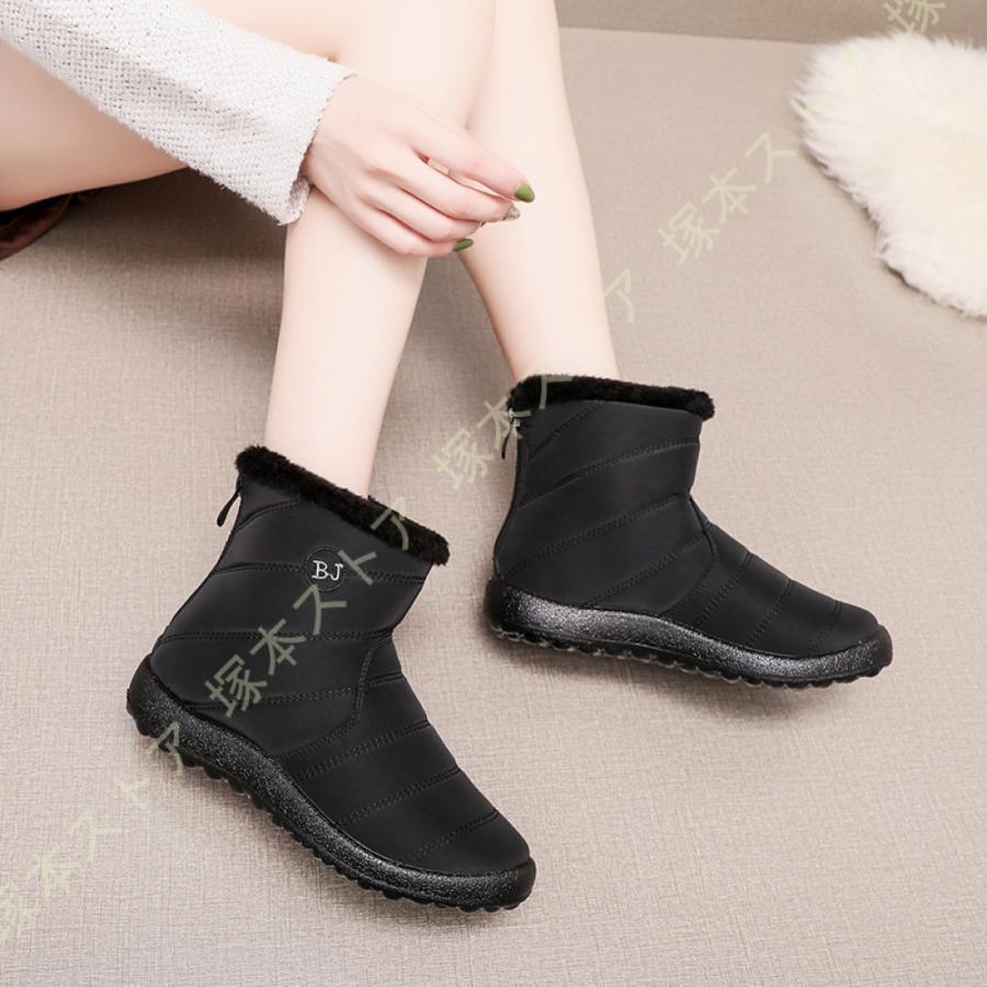 お年寄りスノーブーツ 高齢者用 滑り止め 歩きやすい 疲れにくい