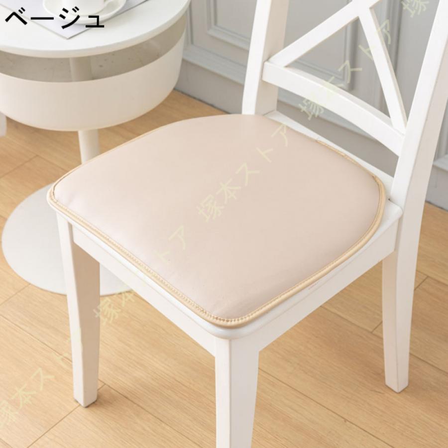 J ピンパネル風ダイニングシートクッション6枚セット ピンク J