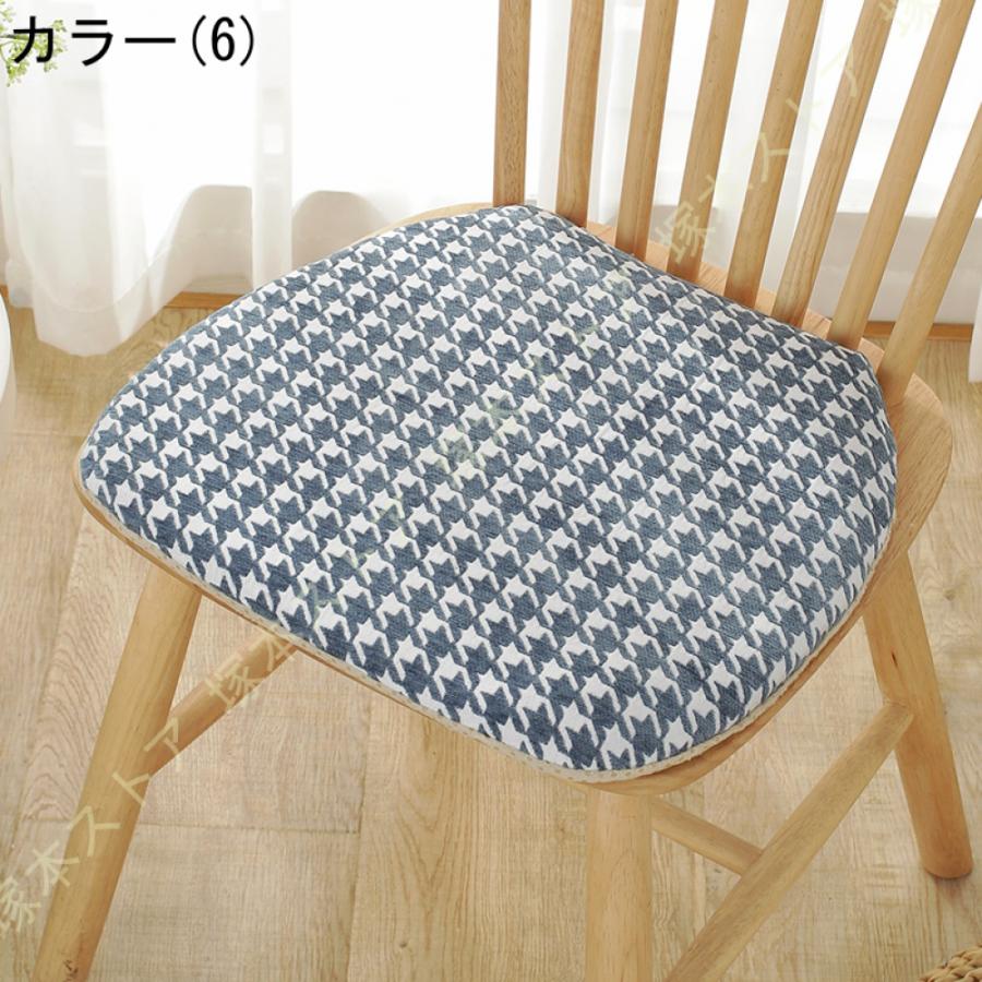 未使用✨馬蹄形座布団　椅子用ひも付きクッション 食卓椅子用 低反発　カーキ 馬蹄形座布団 椅子用ひも付きクッション 防水 滑り止め 超通気性