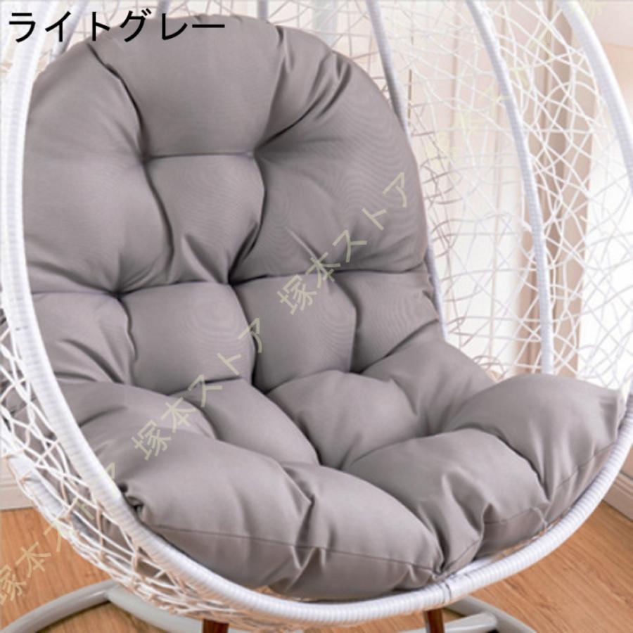 ホワイトウィッカー ハンギングチェア　クッション付き ホワイトウィッカー ハンギングチェア クッション付き ホワイト