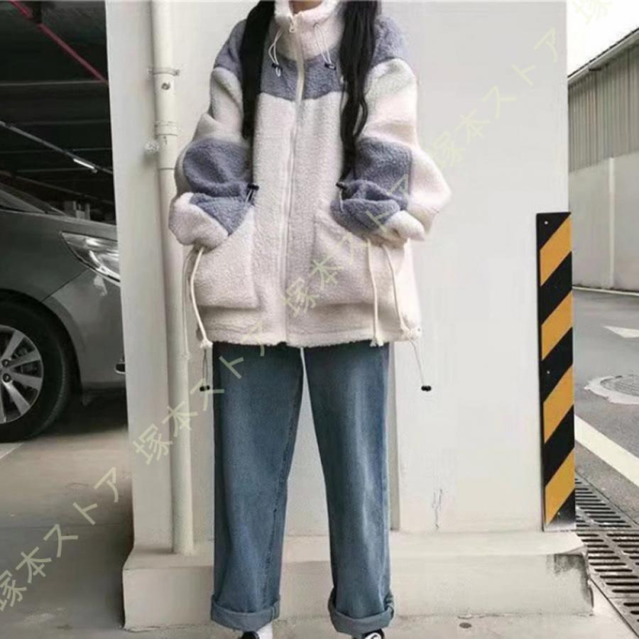 ボア ブルゾン レディース ジャケット ボアジャケット ファッション コート ショート丈 カッコイイ ゆったり 秋冬 秋 冬 暖かい あったか おしゃれ シンプル |  | 04