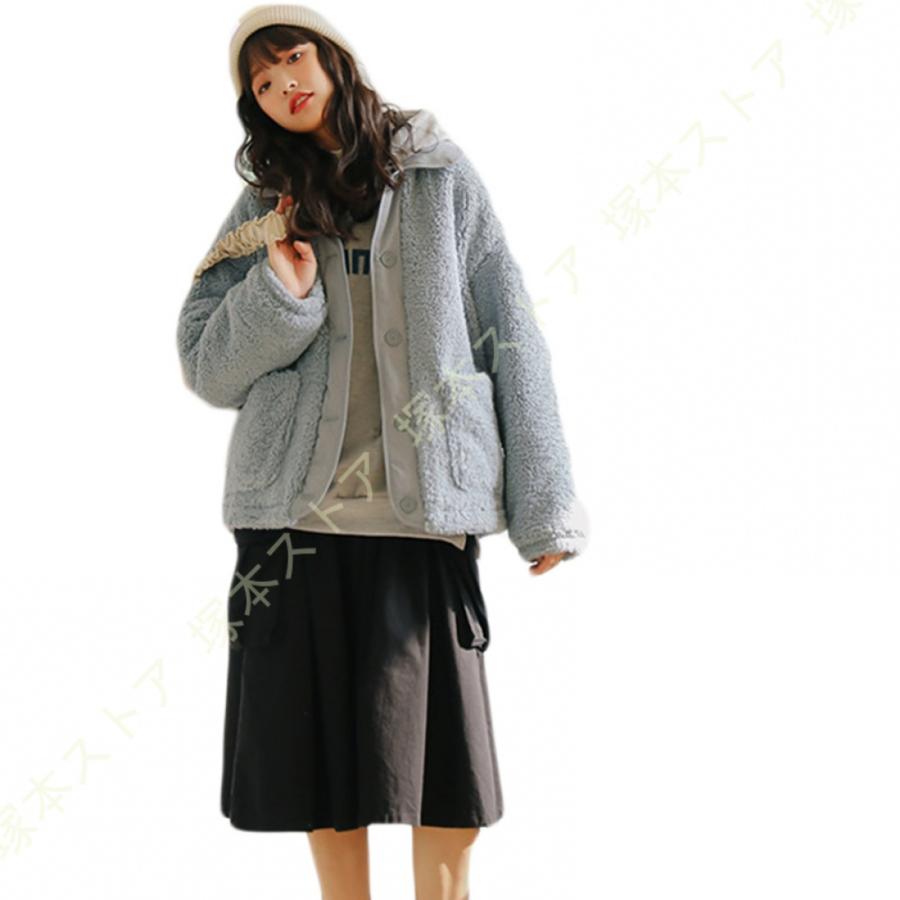 ボアブルゾン ボアジャケット かわいい もこもこ ノーカラー ふわふわ 暖かい レディース コート ゆったり 可愛い 防寒 韓国風 おしゃれ 厚手 レディース 冬 |  | 13