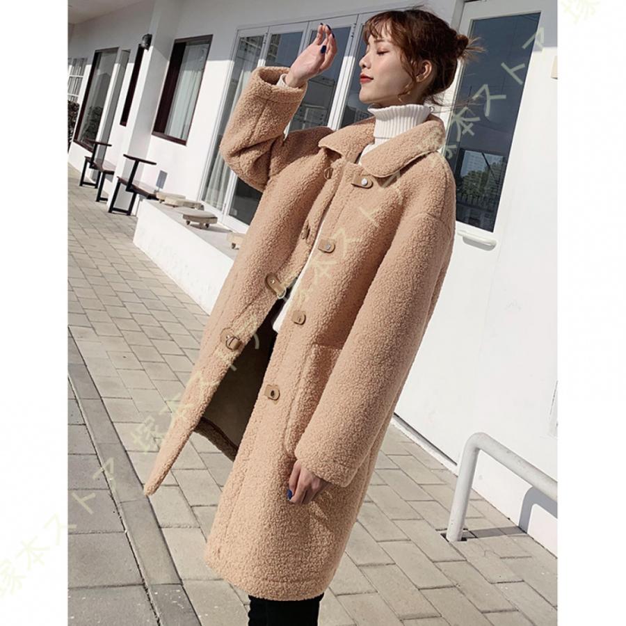 ボアコート レディース ロングコート 冬アウター 秋冬 コート アウター