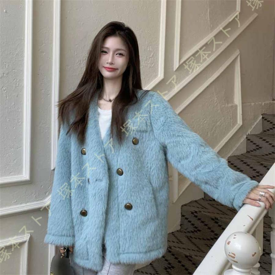 レディース ボアジャケット アウター コート 秋 冬 カジュアル 大人 可愛い フェミニン きれいめ エレガント おしゃれ お出かけ お呼ばれ デイリー オフィス |  | 02