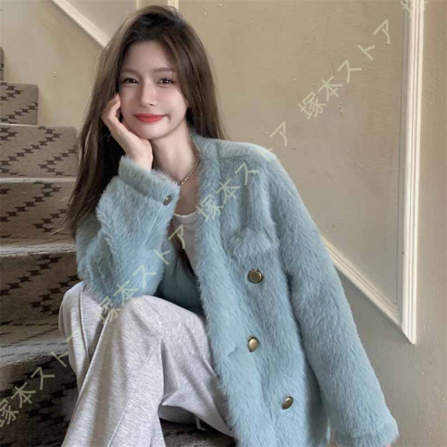 レディース ボアジャケット アウター コート 秋 冬 カジュアル 大人 可愛い フェミニン きれいめ エレガント おしゃれ お出かけ お呼ばれ デイリー オフィス |  | 09