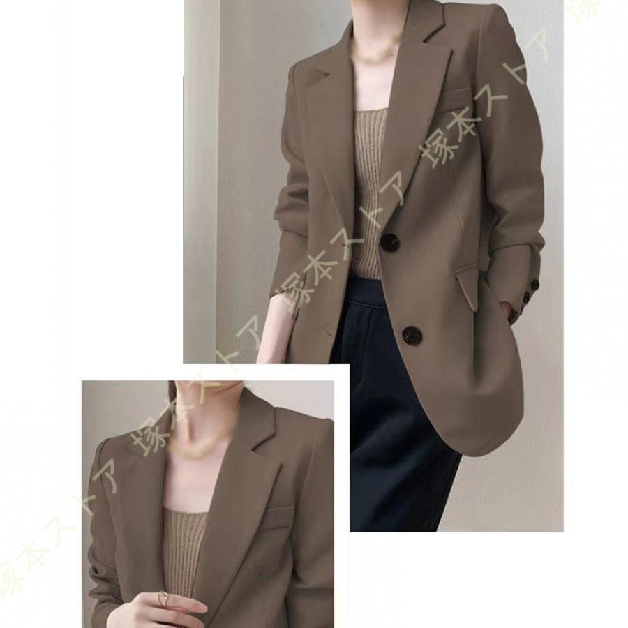 テーラードジャケット 春 夏 アウター ジャケット レディース 冷房対策 通勤服 OL オフィス カジュアル 羽織 上品 無地 スーツ ジャケット オフィス |  | 21