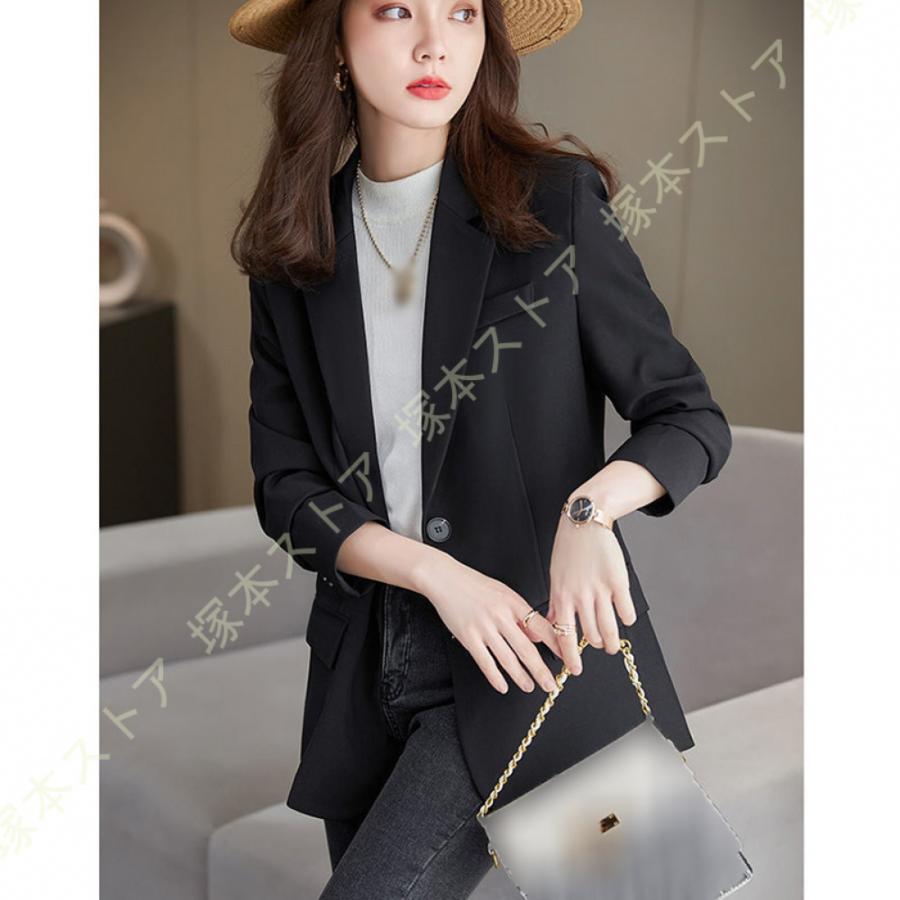 テーラードジャケット 春 夏 アウター ジャケット レディース 冷房対策 通勤服 OL オフィス カジュアル 羽織 上品 無地 スーツ ジャケット オフィス |  | 10