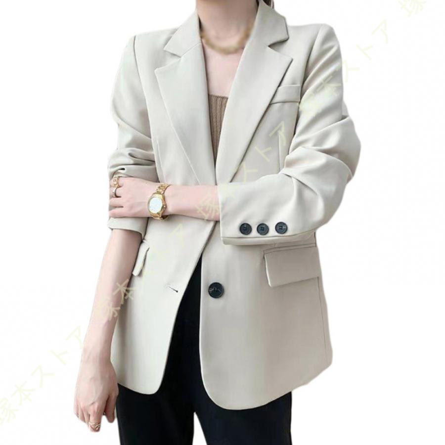 テーラードジャケット 春 夏 アウター ジャケット レディース 冷房対策 通勤服 OL オフィス カジュアル 羽織 上品 無地 スーツ ジャケット オフィス |  | 12