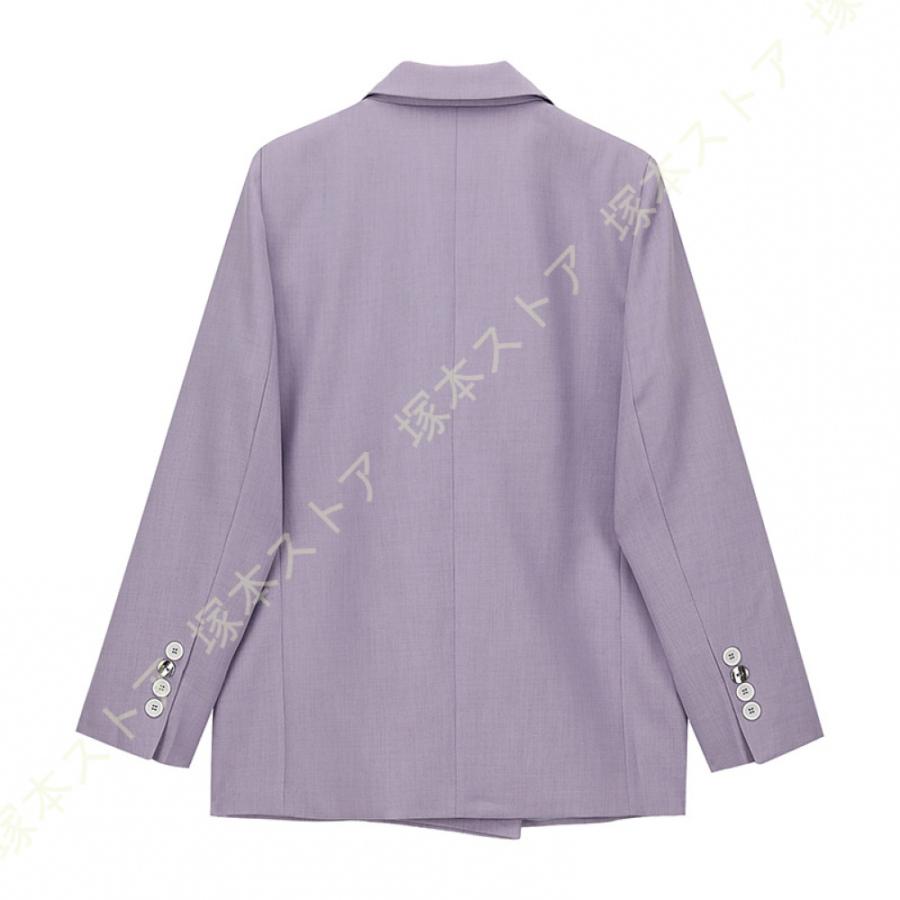 春秋 ジャケット レディース ブレザー スーツジャケット テーラードジャケット 着痩せ エレガント 秋物 上品 長袖 春秋 カジュアル アウター 通勤 OL |  | 04