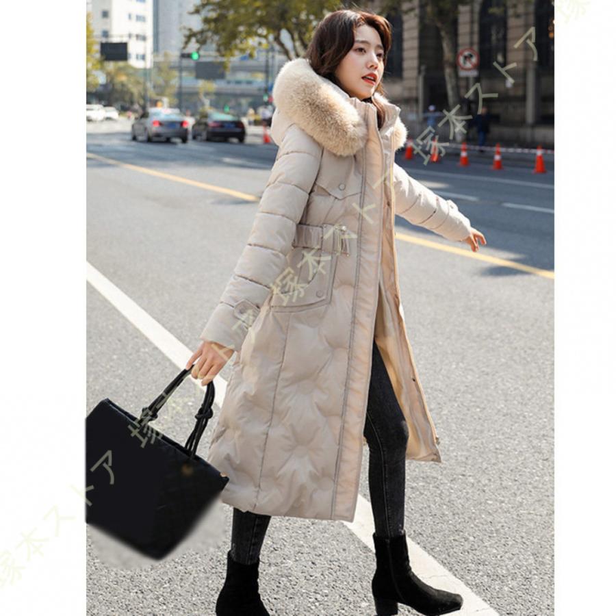 レディース マキシ丈 ロング ダウンジャケット ダウンコート アウター
