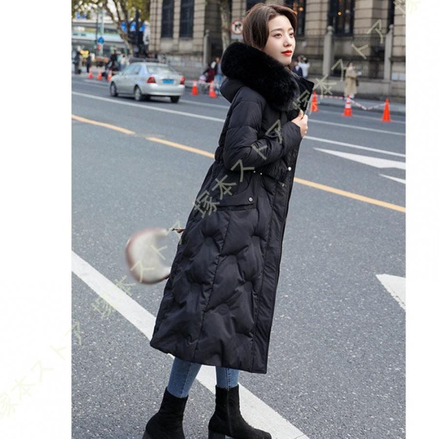 レディース マキシ丈 ロング ダウンジャケット ダウンコート アウター