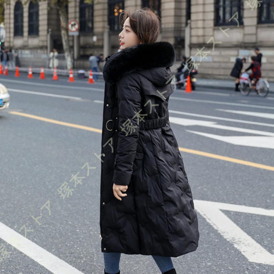 レディース マキシ丈 ロング ダウンジャケット ダウンコート アウター
