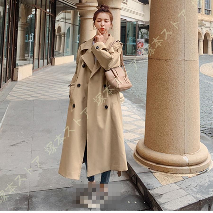 お手軽価格で贈りやすい 秋コート レディース ロング丈 トレンチコート ロングコート 秋服 通勤 ビジネス フォーマル スプリングコート ジャケット アウター 大きいサイズ ベルト付 トレンチコート サイズ M Northshoreinn Net