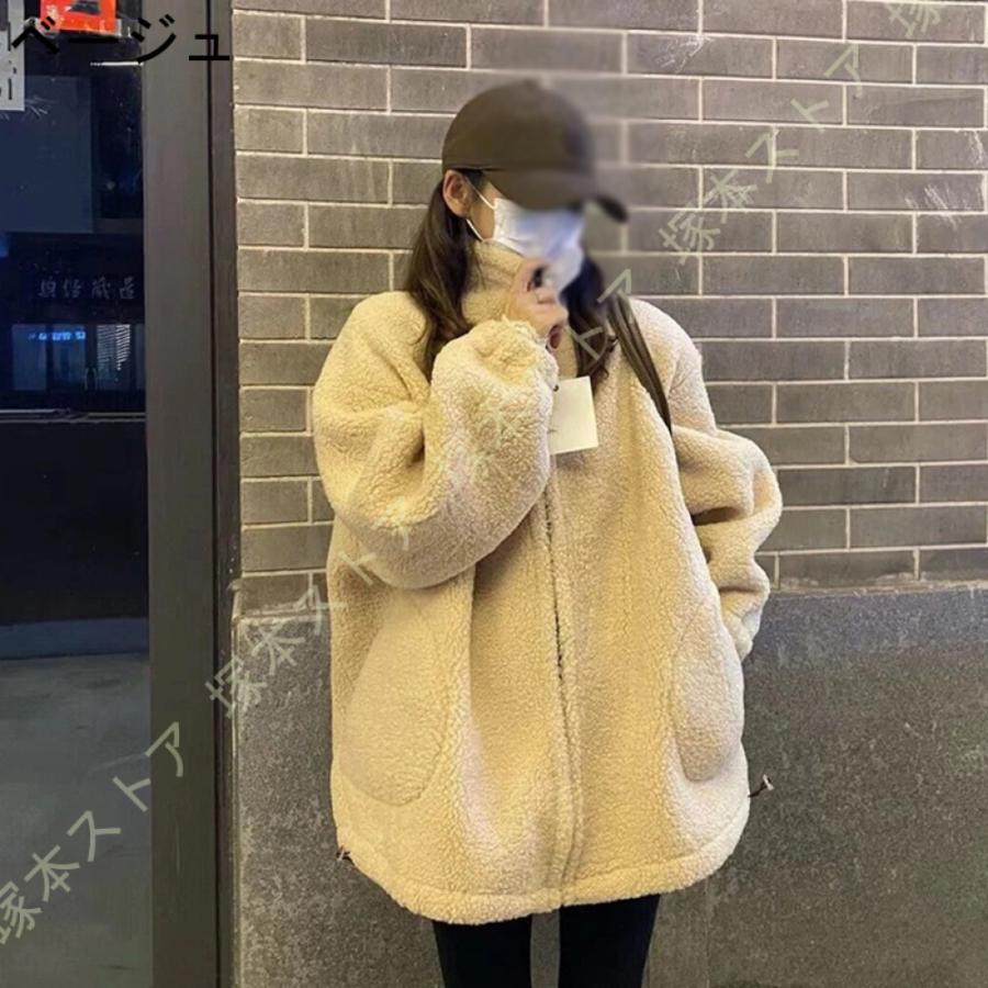 a4290【1点物】内ボアブルゾン　フーデットコート　マウンテンパーカー　M 160]裏ボアマウンテンパーカー(その他のコート・ブルゾン