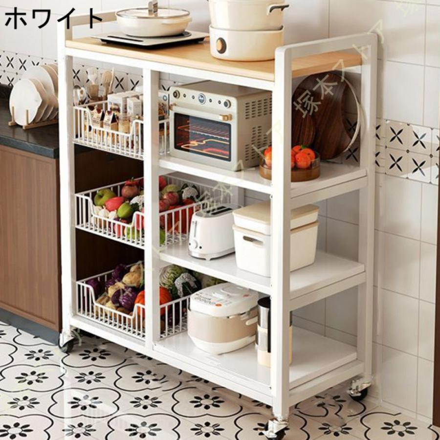キッチンワゴン 幅120 間仕切り キッチンカウンター 高耐荷重 レンジ 
