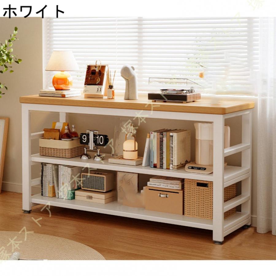 キッチンラック 幅80 奥行30 高さ80cm ホワイト ナチュラル スチール キッチン収納 組立品 キッチン 台所 キッチン収納ラック 台所収納 収納棚 レンジラック_4