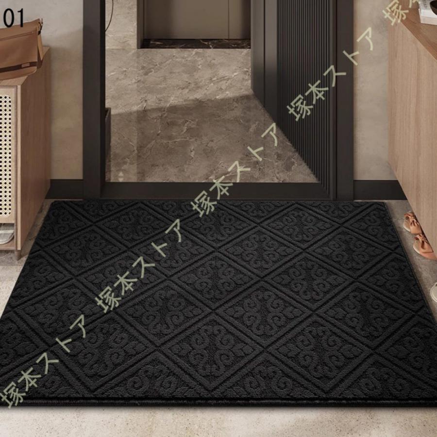 玄関マット おしゃれ 屋外 ラバー 北欧 泥落とし 室内 家庭用 洗える ラバーマット ウェルカムマット ドアマット 店舗 土落とし 土間マット 無地 玄関外_4