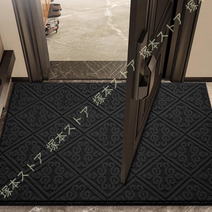 玄関マット おしゃれ 屋外 ラバー 北欧 泥落とし 室内 家庭用 洗える ラバーマット ウェルカムマット ドアマット 店舗 土落とし 土間マット 無地 玄関外_8