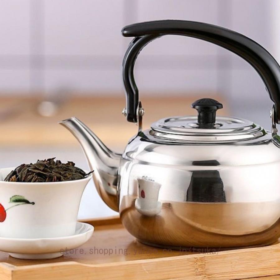 やかん ステンレス 茶こし付き 笛吹きケトル 湯沸かし麦茶 づくり