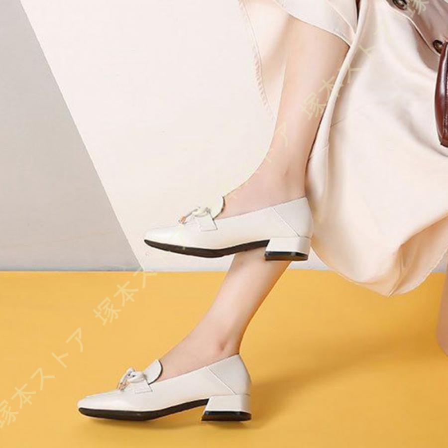 レディース ローファー パンプス ローヒールオペラシューズ 靴 ぺたんこ おじ靴 大人 エナメル スクエアトゥ レディース ローヒール 痛くない