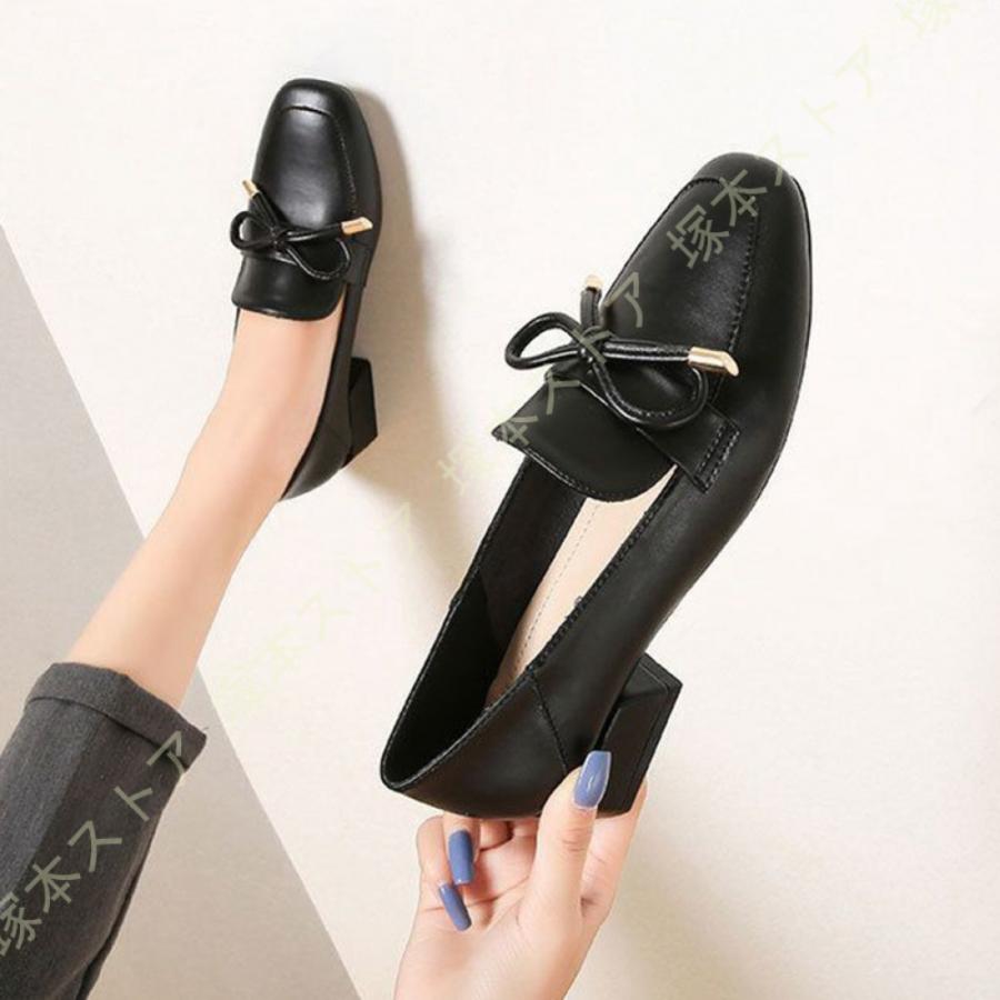レディース ローファー パンプス ローヒールオペラシューズ 靴 ぺたんこ おじ靴 大人 エナメル スクエアトゥ レディース ローヒール 痛くない
