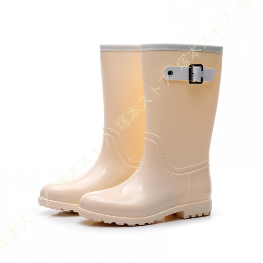 エンジニア レインブーツ 長靴 レディース バックルベルト 軽量