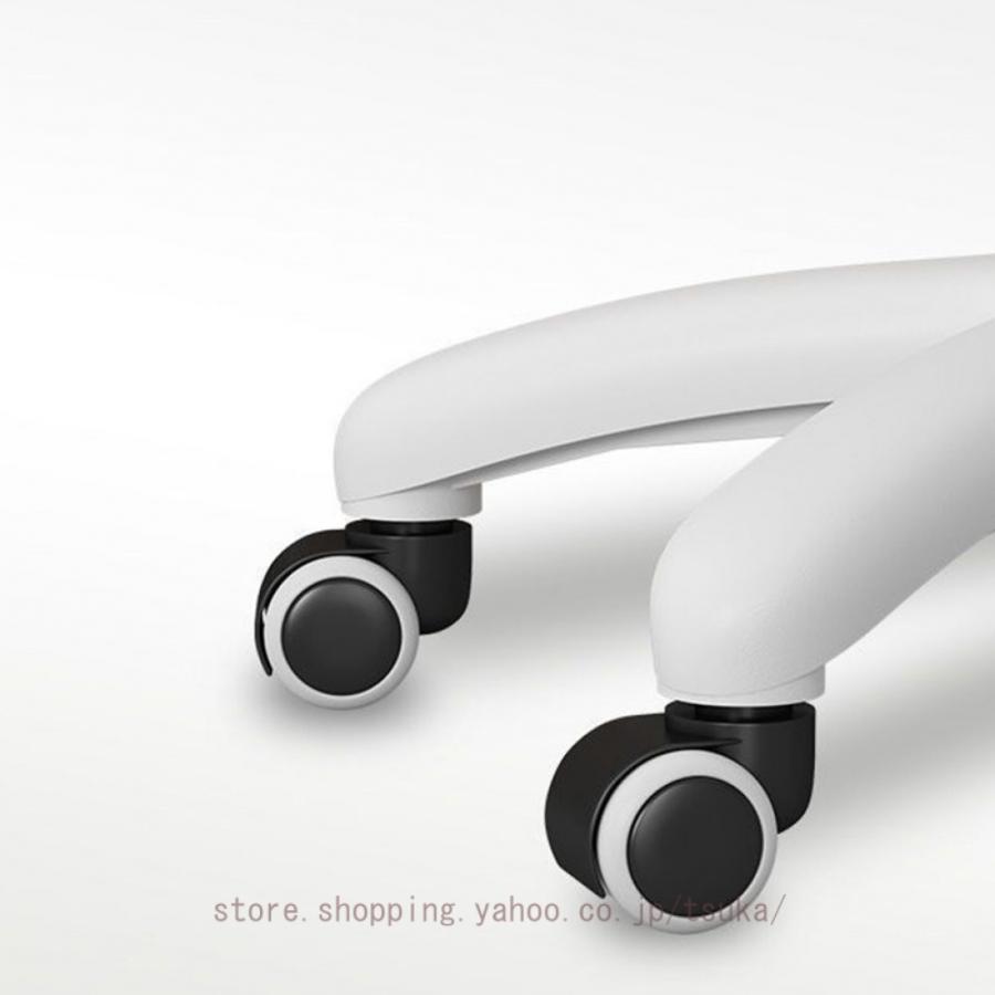 オフィスチェア デスクチェア パソコンチェア 360度回転 昇降機能付き 社長椅子 腰クッション付き キャスター付き椅子 テレワーク コンパクト_15