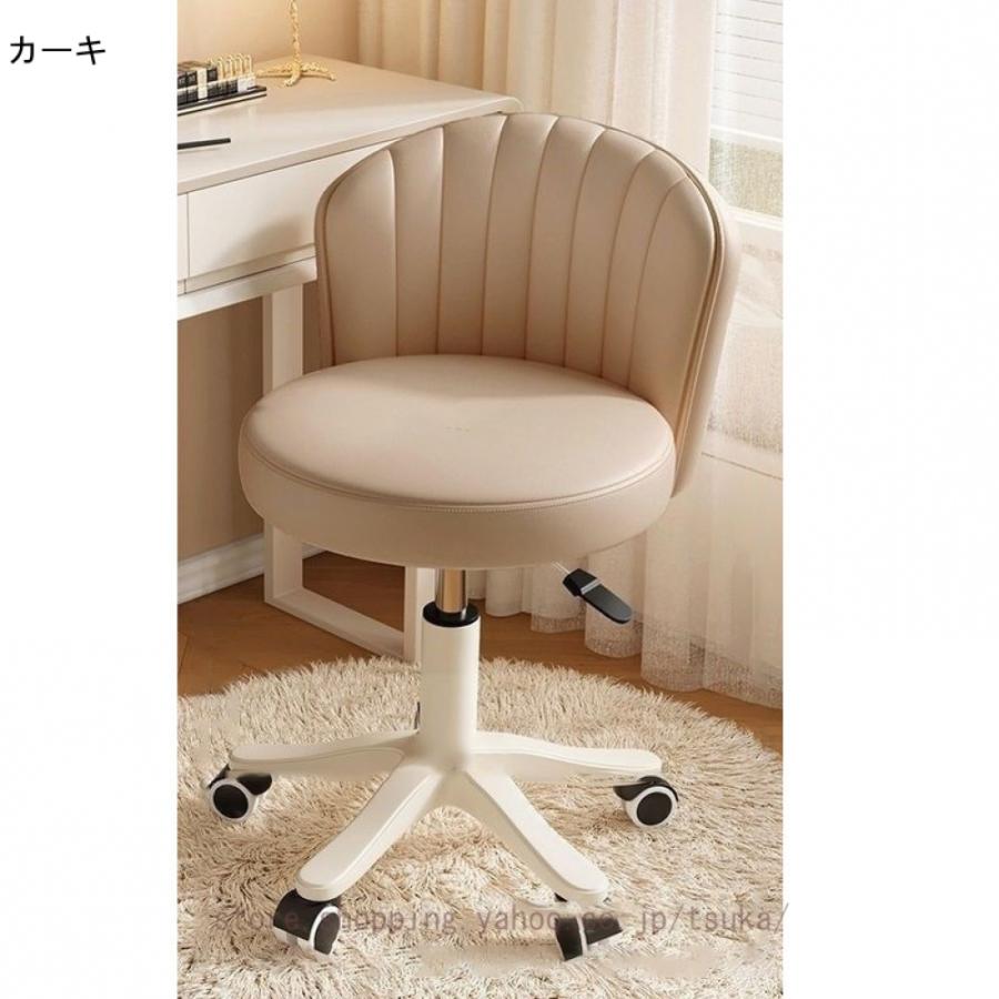 デスクチェア オフィスチェア パソコンチェア オフィススツール 回転椅子 学習チェア PUレザー 昇降可能 キャスター付き 勉強椅子 テレワーク 仕事 在宅勤務_13
