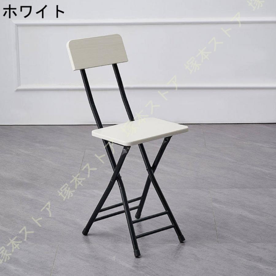 折りたたみチェア 背もたれ パイプ椅子 ダイニングチェア 折りたたみ椅子 スリム おしゃれ 省スペース 軽量 キッチン 収納便利 木製 コンパクト シンプル_15
