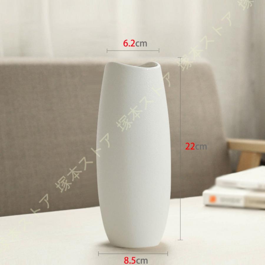 未使用・新品 手作り陶器 花瓶 白茶ストライプ 未使用・新品 手作り陶器 花瓶 白茶ストライプ