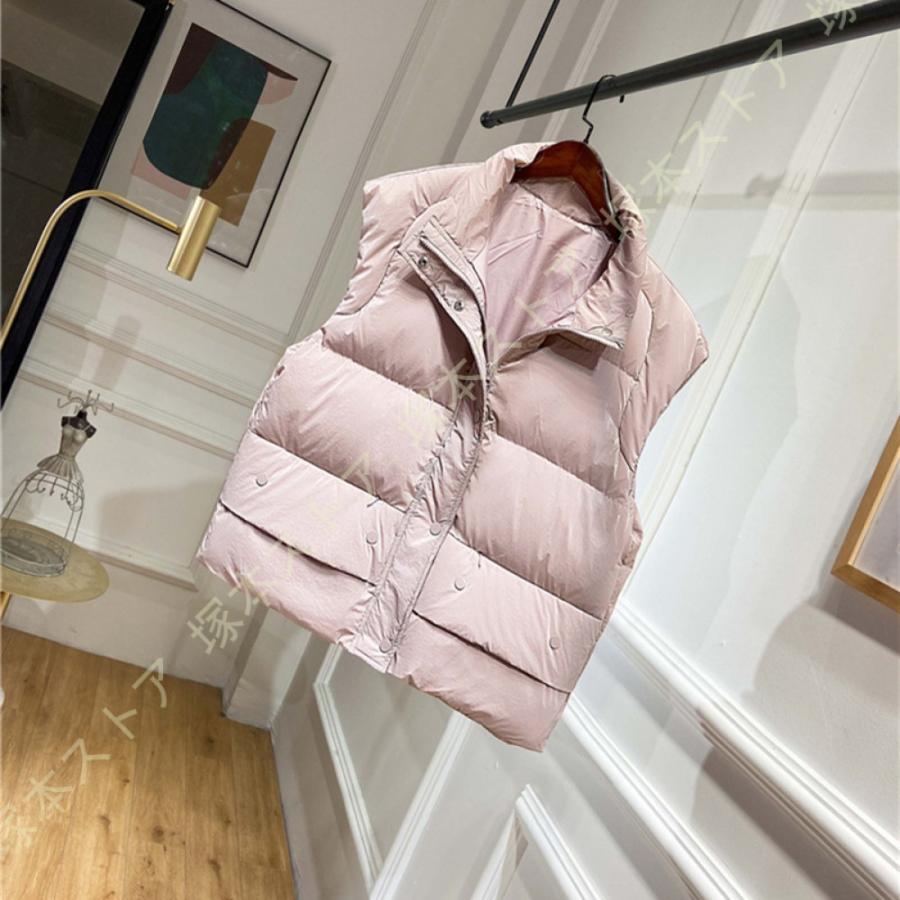 限定セール ベスト ダウンベスト レディース 防寒ベスト スタンドカラー ショート丈 ノースリーブ 暖かい 防寒 秋冬 アウター ダウンコート 袖なし アウター 春 ダウンベスト カラー 黒 Www Napsa Co Zm